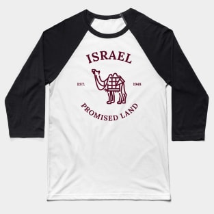 Israel Promised Land Est. 1948 Baseball T-Shirt